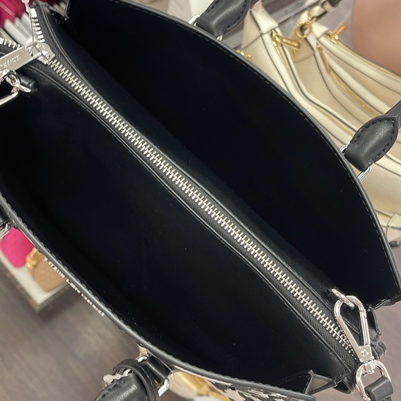 Michael Kors Sheila Medium Sequined Floral Print CZ Satchel
Black 
NWT - Picture 5 of 16